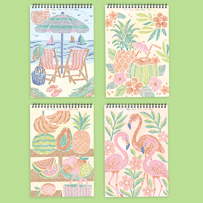 Lifelines FlowArt Trace-By-Line Tropical Paradise Activity Kit