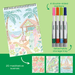 Lifelines FlowArt Trace-By-Line Tropical Paradise Activity Kit