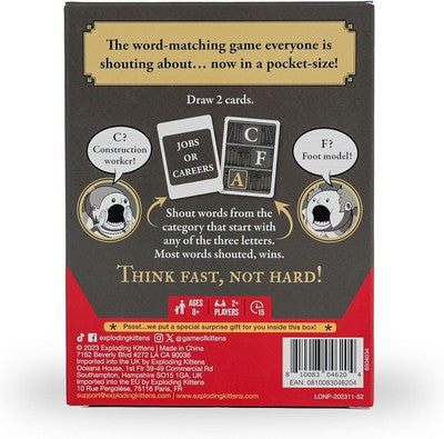 Grab and Game Really Loud Librarians Game