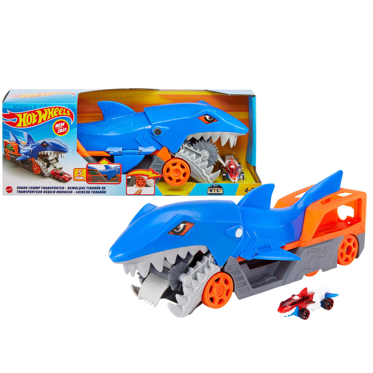 Hot Wheels Shark Chomp Transport