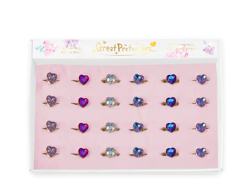 Heart Spinner Gem Ring
