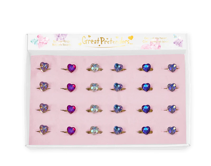 Heart Spinner Gem Ring