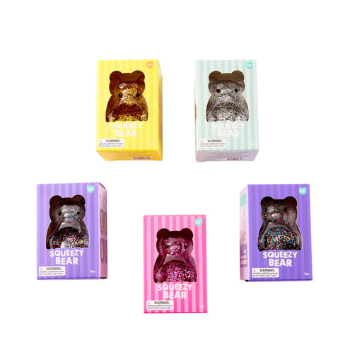 Hape J'adore Glitter Bear Squish Soft Sensory Toy