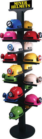 Lighted Miner Helmet