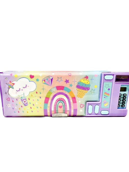 Hot Focus Multifunctional Rainbow Pencil Case