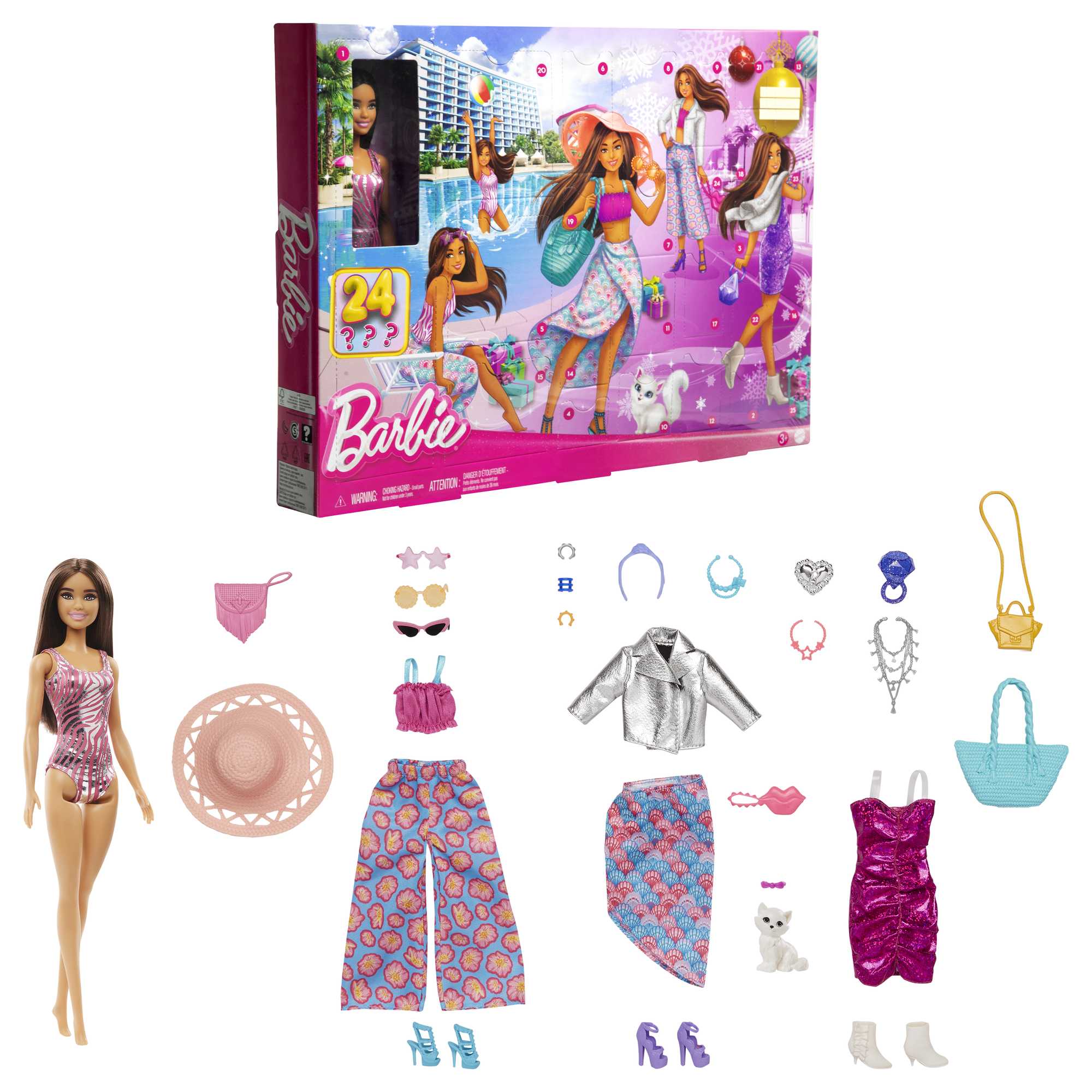 Barbie® Doll And Fashion Advent Calendar 2023