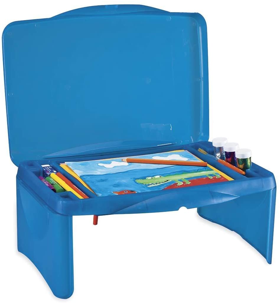 Blue Folding Lap Desk