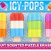 Icy Pop Erasers - Set of 4