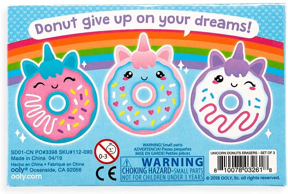 Magic Bakery Unicorn Donut Scented Erasers