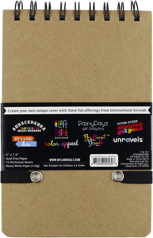 Diy Sketchbook White