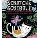 Mini Scratch & Scribble Art Kit Cutie Cats