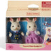 Calico Critters Chocolate Rabbit Grandparents