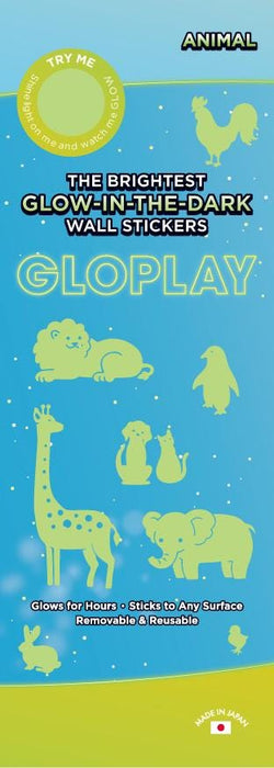 GLOPLAY Animal Everyday Glow-in-the-Dark Sticker Set