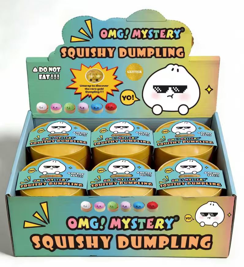 Mystery Squishy Dumpling -Glitter