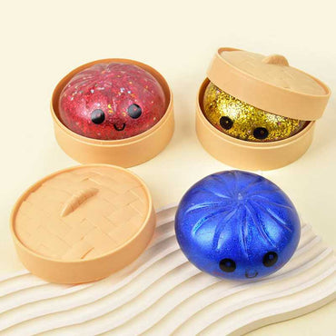 Mystery Squishy Dumpling -Glitter
