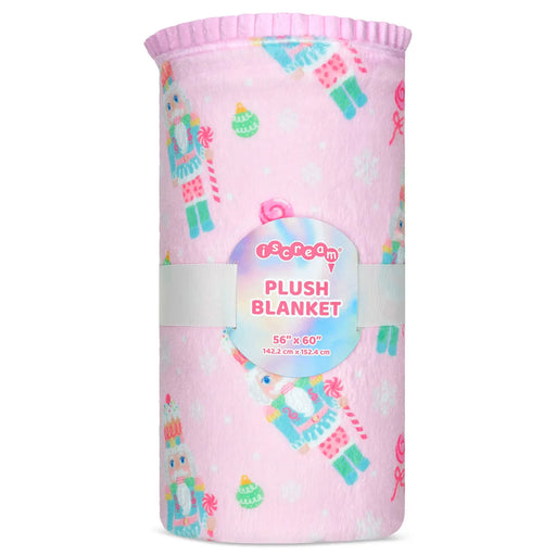 Iscream Kids Nutcracker Treat Plush Blanket