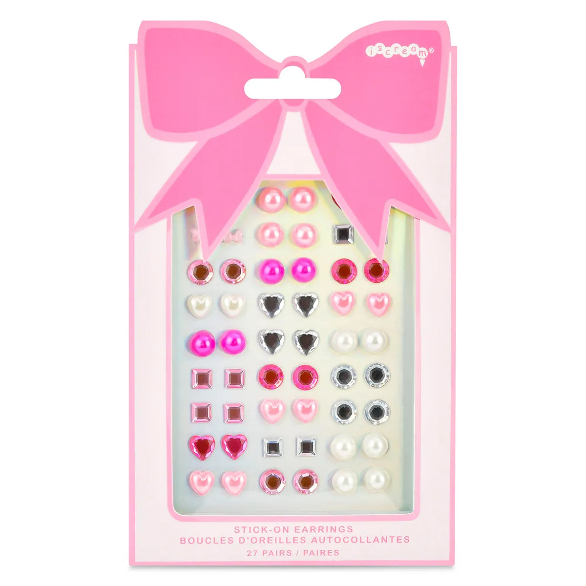Iscream Kids Bow Stick On Earrings