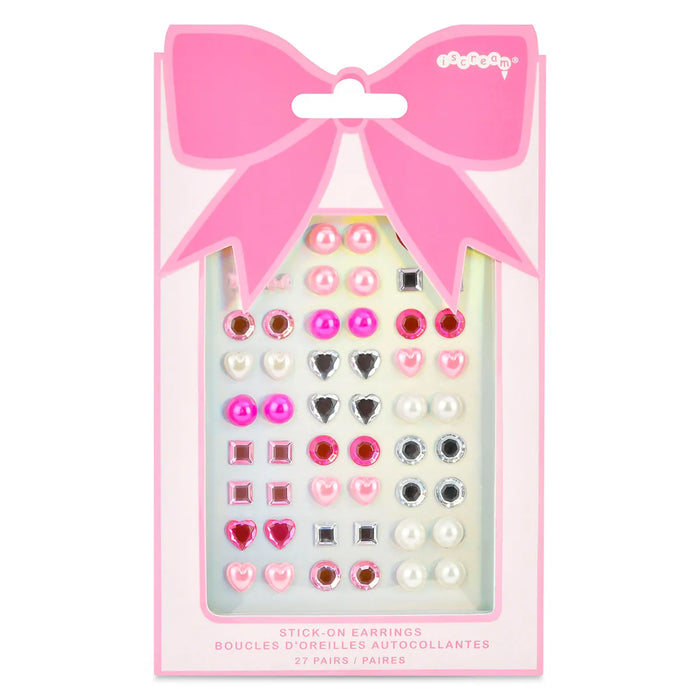 Iscream Kids Bow Stick On Earrings