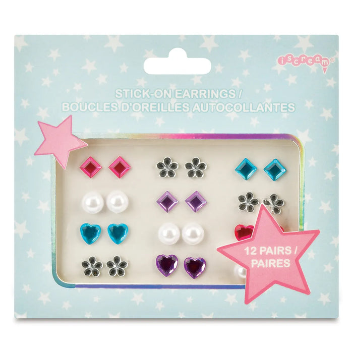 Iscream Kids Starbright Stick On Earrings