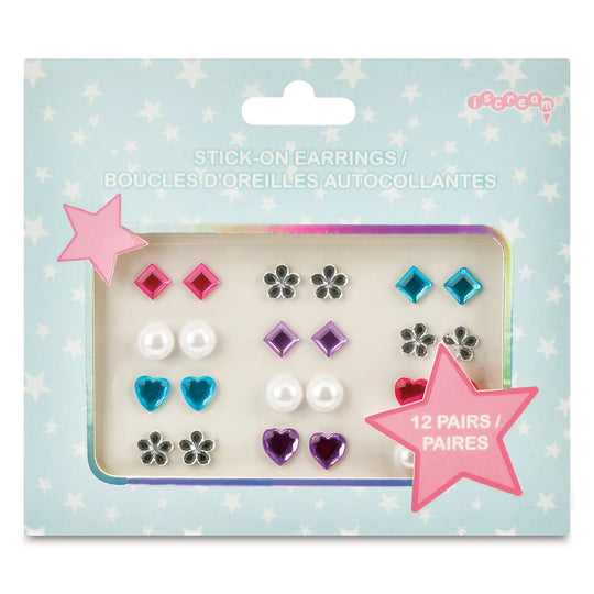 Iscream Kids Starbright Stick On Earrings
