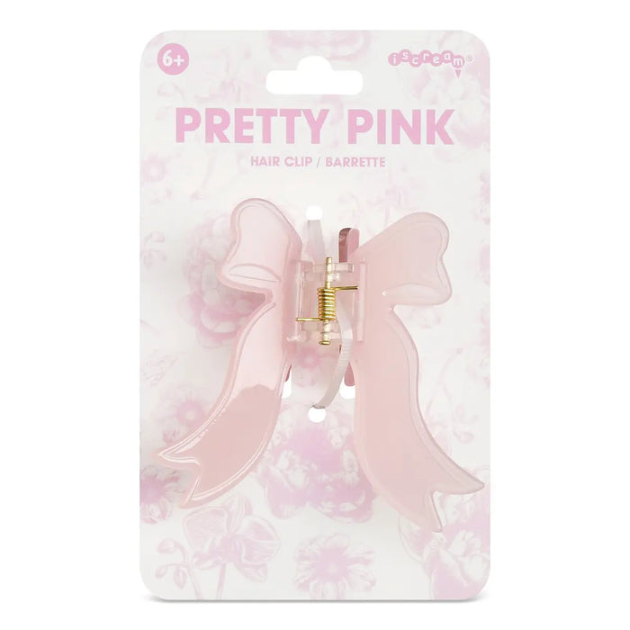Iscream Kids Pretty Pink Bow Hair Clip