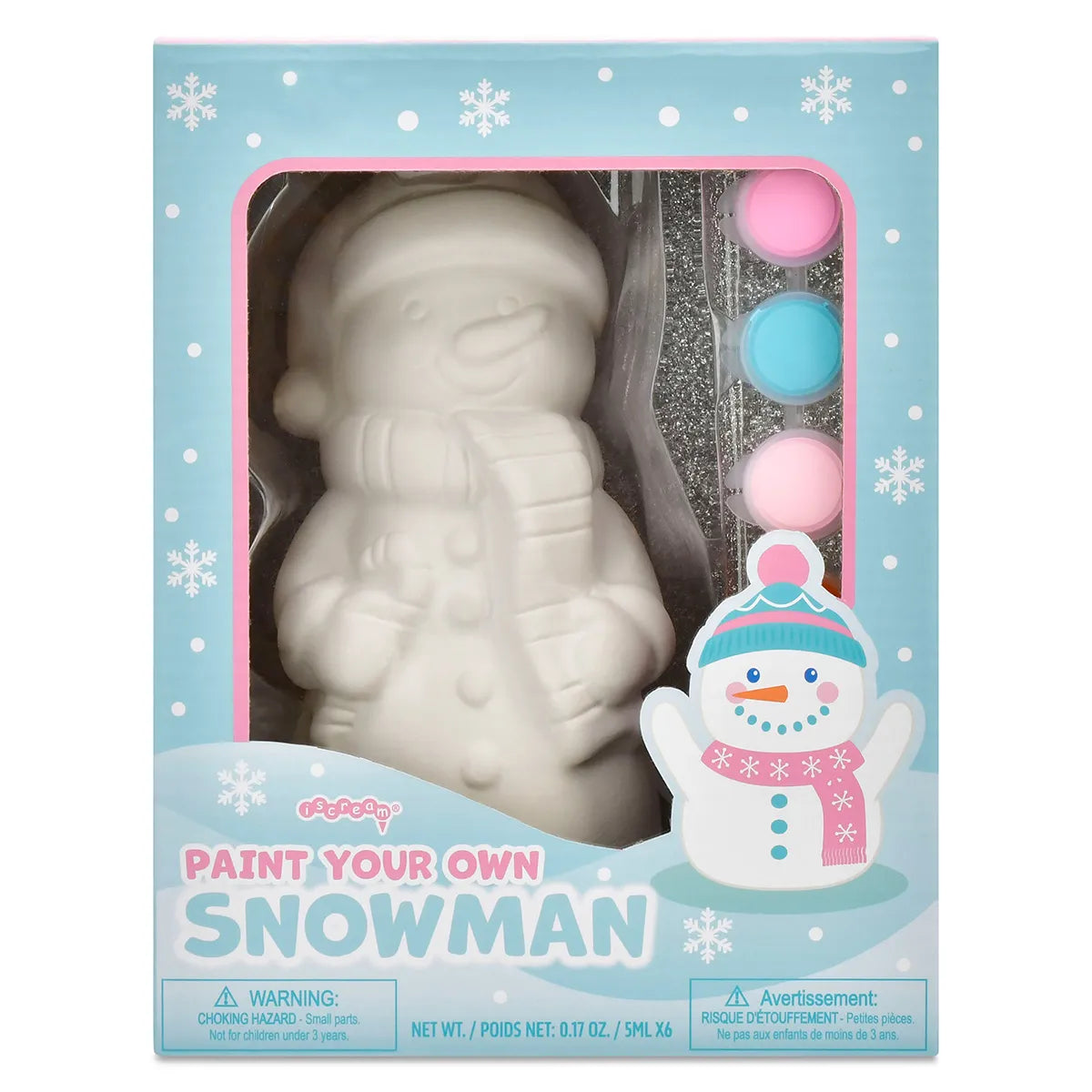 Iscream Kids Paint Your Own Snowman