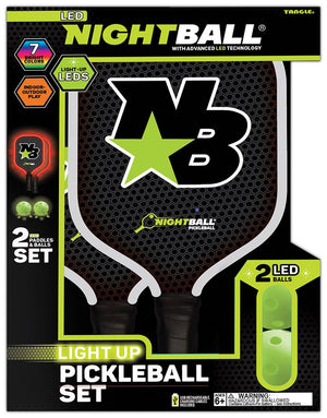 NightBall® Light-Up Pickleball Set