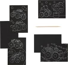 Scratch and Scribble Monster Trucks