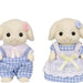 Calico Critters Flora Rabbit Family Doll Set 4-Piece
