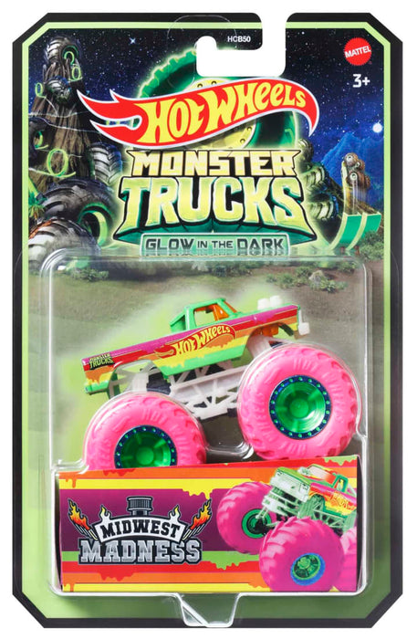 Hot Wheels Monster Toy Truck-Glow in The Dark