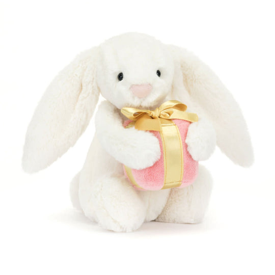 Bashful Bunny With Present- Little