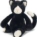 Bashful Black White Cat