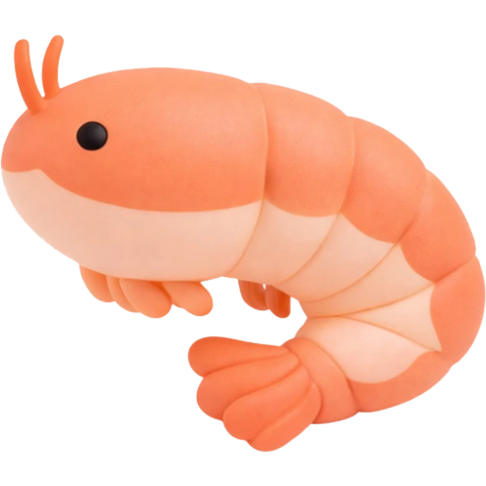 Keycraft The Big Squij Shrimp Jumbo Sensory Squishy Toy