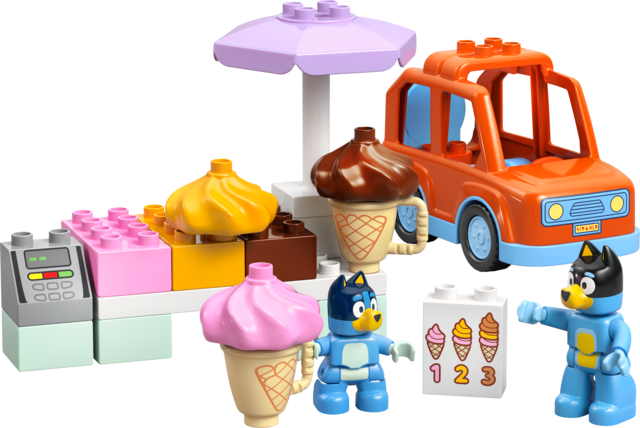 Ice Cream Trip with Bluey Lego 10458