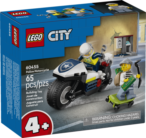 Police Motorcycle Chase Lego 60455