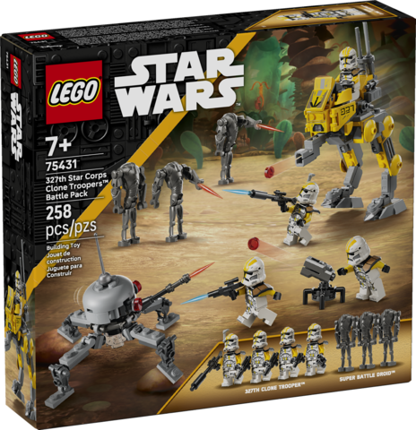 327th Star Corps Troopers Lego 75431