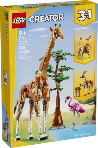 Wild Safari Animals Lego 31150