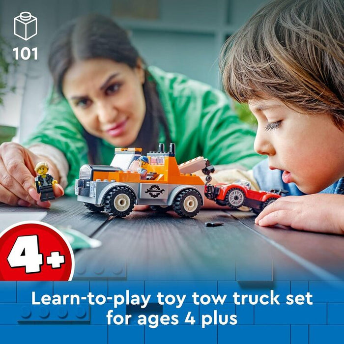 City: Tow Truck and Sports Car Repair
