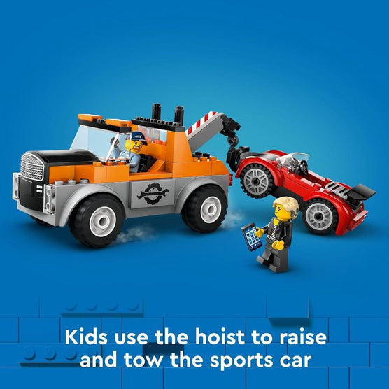 City: Tow Truck and Sports Car Repair
