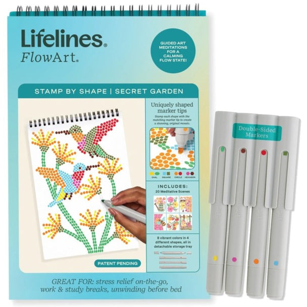 FlowArt Stamp by Shape Secret Garden