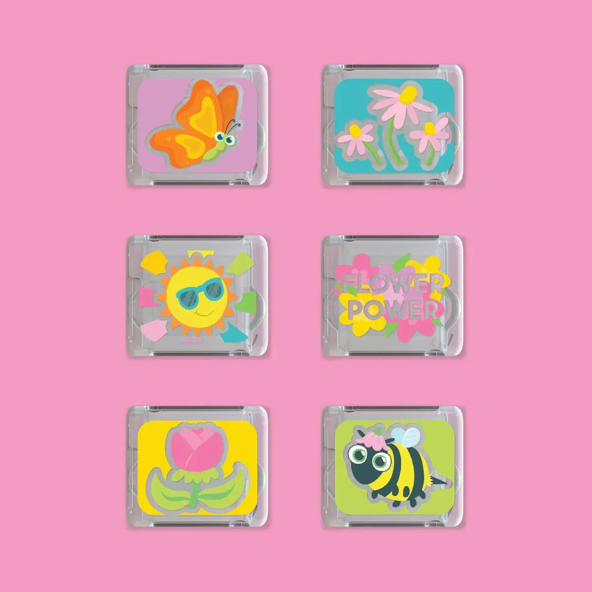 Glo Pals Flower Power 6-Pack Light-Up Sensory Bath Cubes