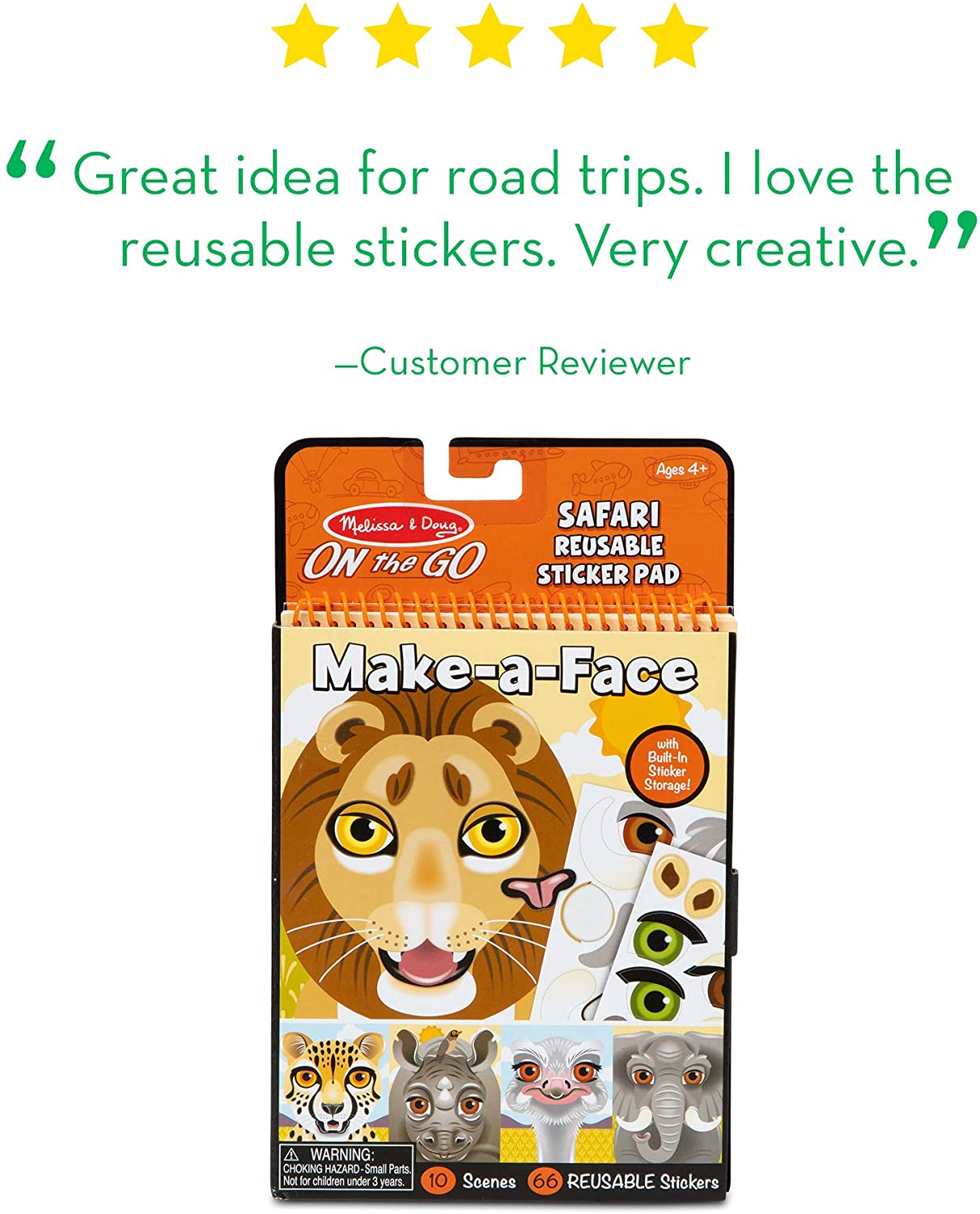 Reusable Sticker Safari