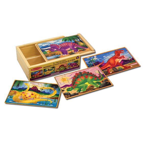 Dinosaurs Puzzles in a Bo