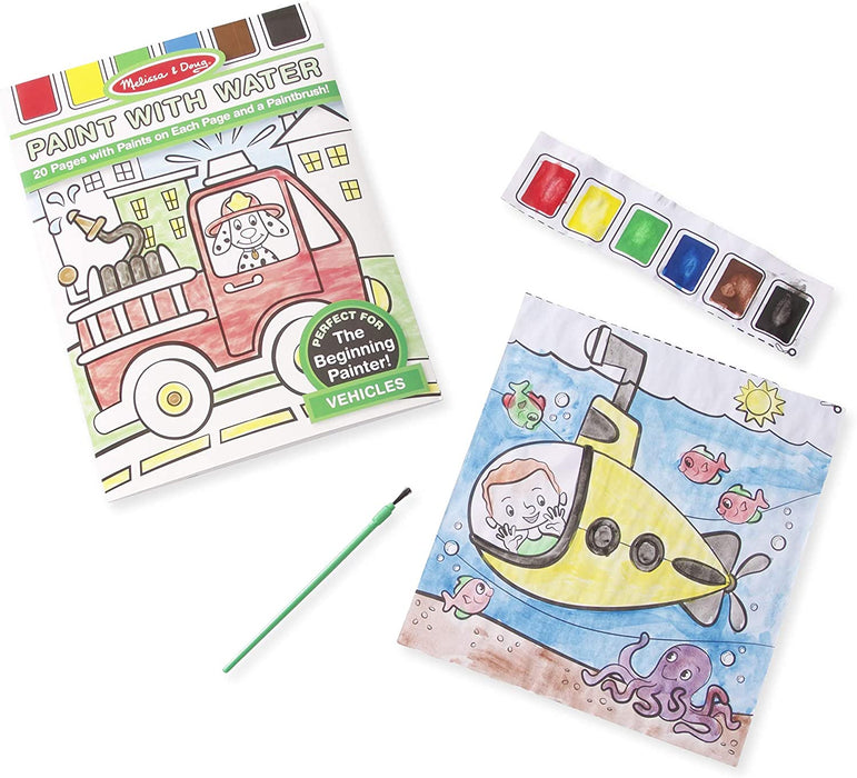 Paint with Water Vehicles