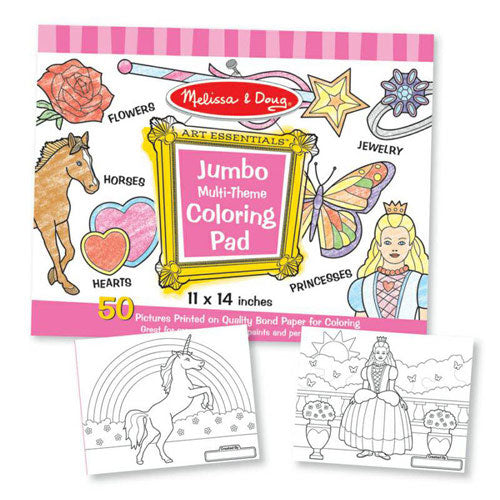 Pink Coloring Pad Jumbo