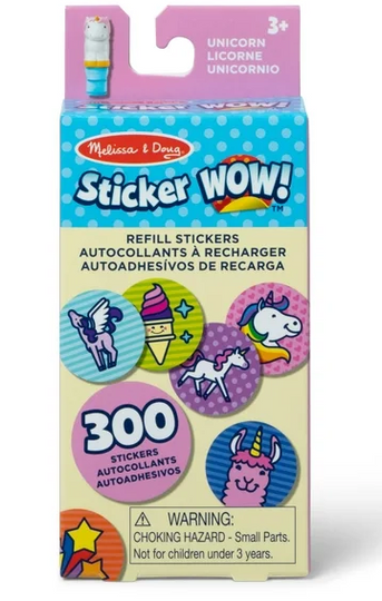 Sticker Wow Unicorn
