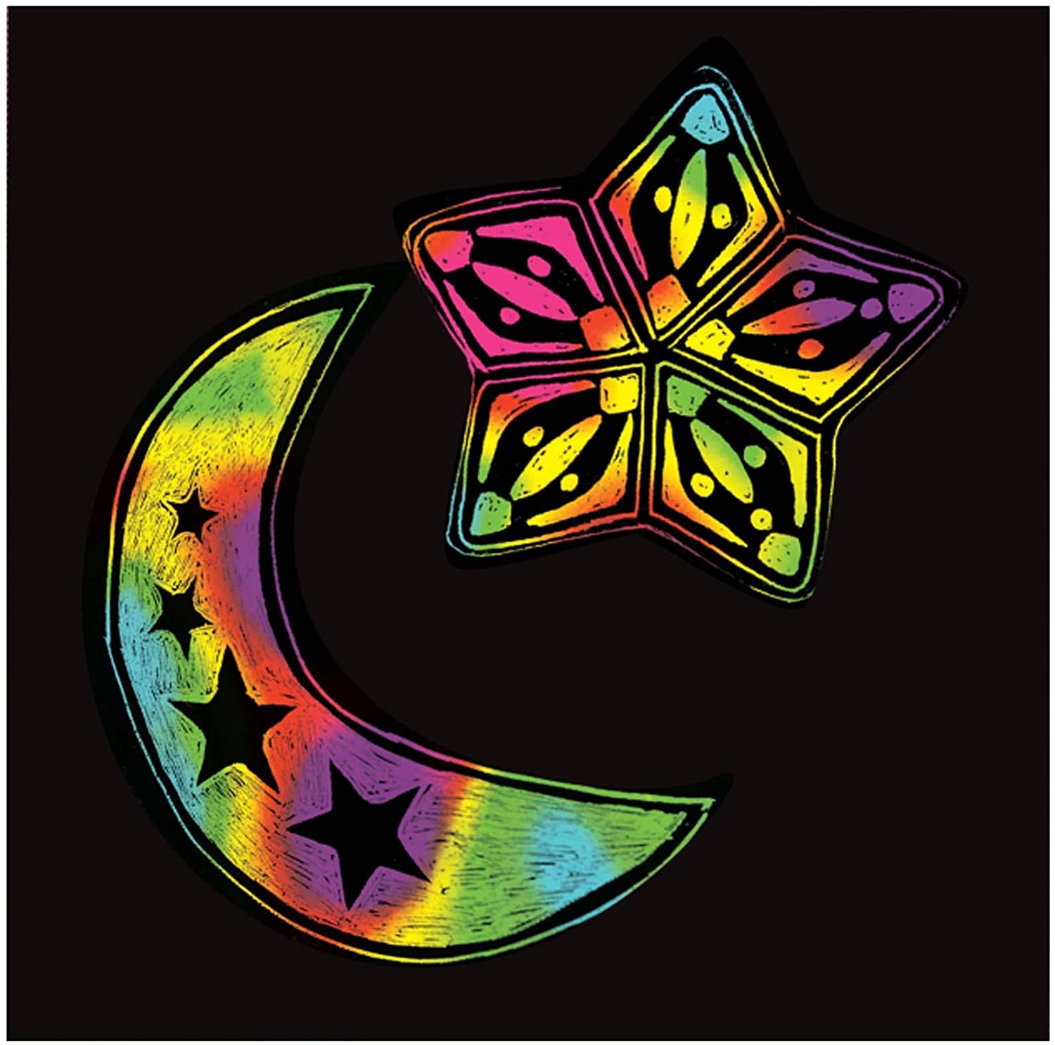 * Rainbow Mini Scratch Ar