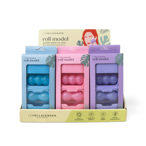 Lemon Lavender Roll Model Double-Ended Ice Roller