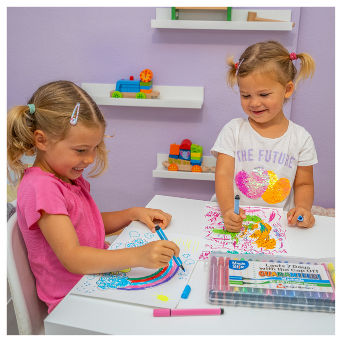 The Pencil Grip Magic Stix Triangular Washable 12-Pack Markers
