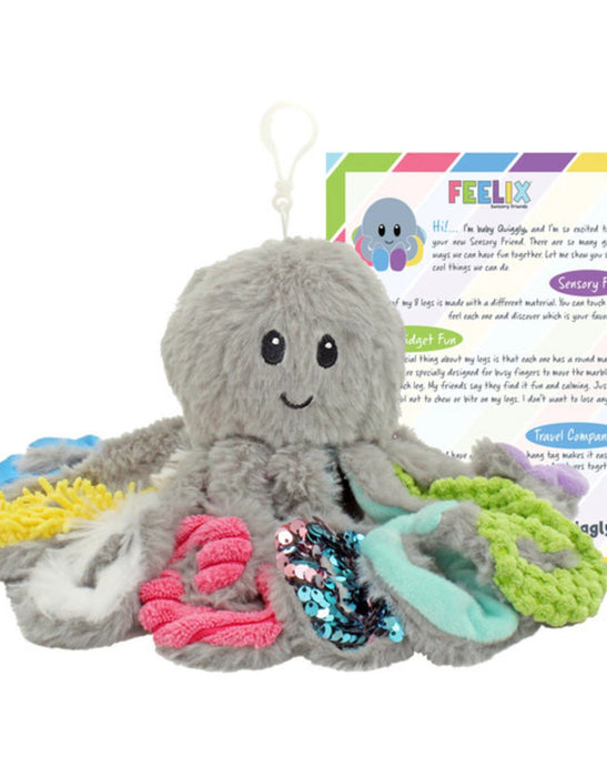 MEAVIA Mini Quiggly the Sensory Octopus Plush